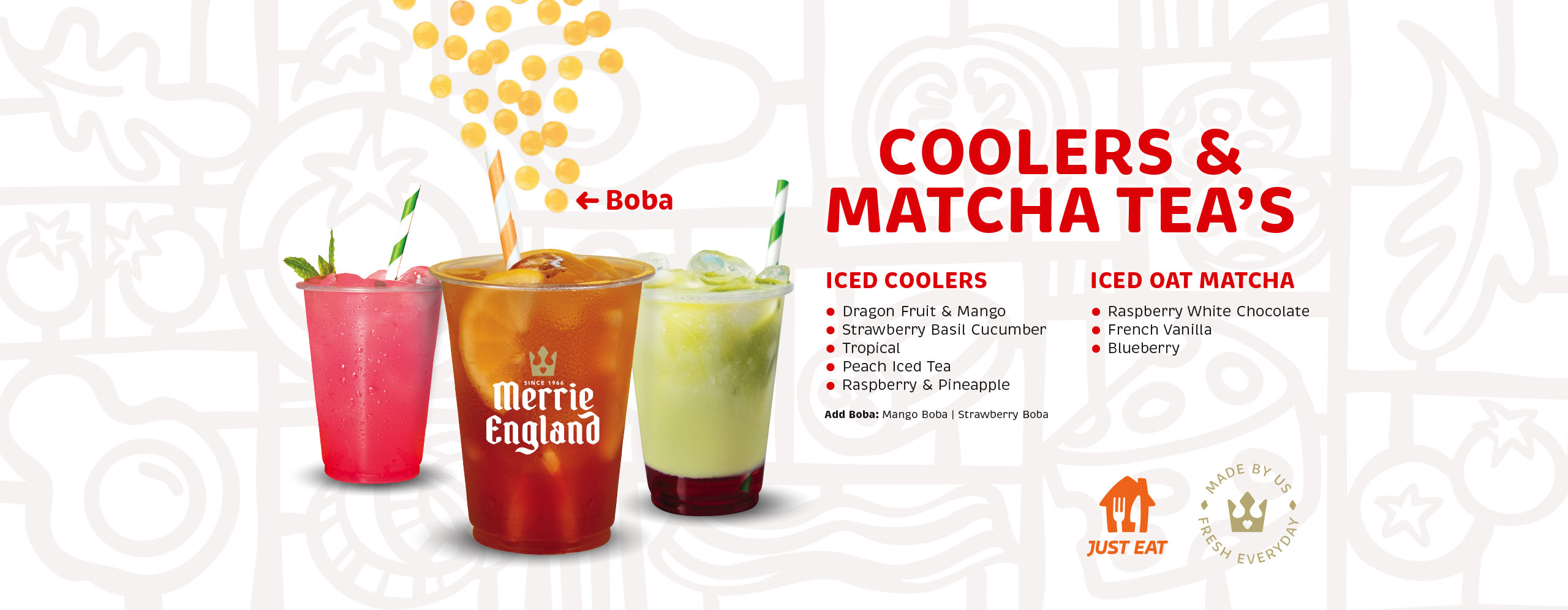MERRIE ENGLAND COOLERS